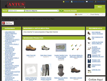 Tablet Screenshot of antusindustrial.cl